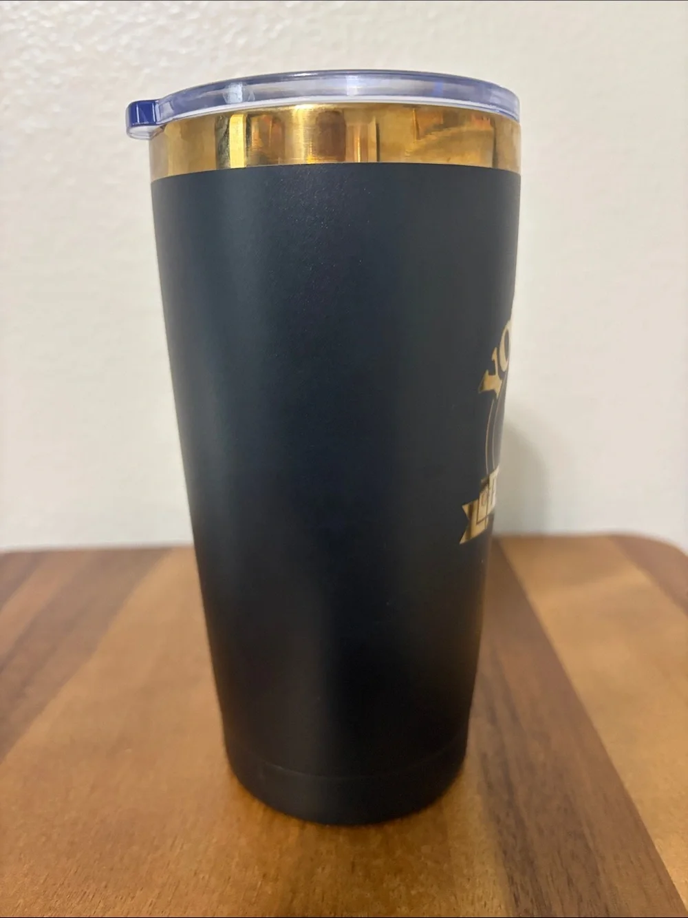 Yoder’s Souvenir Black & Gold Travel Coffee Mug